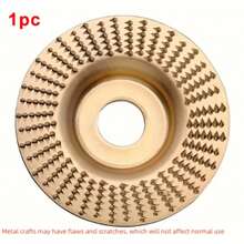 1/3pcs Wood Carving Grinding Wheel Set - Wood Grinding Blade Angle Grinder Polishing Blade Wood Grinding Tool Polishing Wheel Artifact Woodworking Grinding Blade Thorn Disc, Including Flat, Curved And Conical Grinding Wheels, Used For Efficie 3pcs Steel Angle Grinder Disc, Sand Grit, 16Mm Hole, Arc Flat Bevel, Metal, Wood Grinding Disc For Metal, Wood, Carbon Steel - Gold - View 15