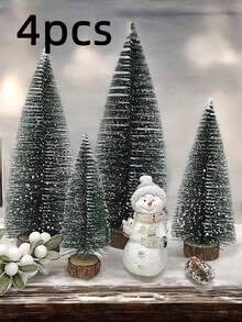 1pc/2pcs/4pcs/5pcs Christmas Tree Decoration Desktop Ornaments Simulation Mini Christmas Tree Perfect Combination Of Nature And Festive Atmosphere Suitable For Christmas Holiday Party Decoration Living Room Decoration Table Decoration Home Decoration Add Warmth And Joy To Your Home Christmas Mini Pine Tree Christmas Decorations Winter Christmas Decorations Home Christmas Gifts Christmas Decor - Multicolor - View 14