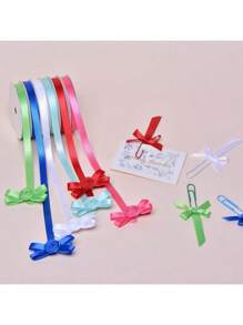 8 Unique Ribbons Natural Ribbon Tower 96 Feet Perfect For Gifts Dration Craft Projects Special Finishing Touch Unique Look - 多緞 - 查看 6