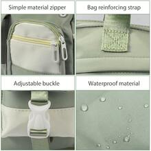 Big Crossbody Bags Women Ita Bag, Two Tone Square Bag,Street & Japanese Style Women Bag,Perfect For Outdoors,Travel & Back To School,Best Friend Birthday Gift, Shoulder Bag For School,Casual Daily Commuter Shopping Bag - 綠色 - 查看 3