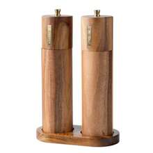 Set de 1/2/3 molinillos de pimienta manuales, molino de pimienta de madera para uso doméstico, para pimienta negra y sal marina en restaurantes - Marrón - Ver 18