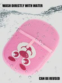 1 Guante de limpieza y eliminación de pelo de mascota con patrón de dibujos animados, cepillo quitapelo para gatos y perros, guante recolector de pelo, que se puede amasar en una tira para una fácil eliminación del pelo, peine para el pelo de las mascotas, adecuado para sofá, ropa, sábanas, alfombras y otros guantes de limpieza para la caída del pelo de las mascotas