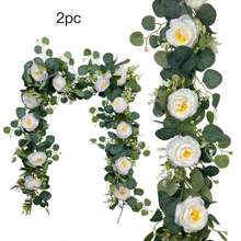 قطعة واحدة/قطعتان، 70 بوصة/5.9 قدم، مجرى طاولة أوراق الأوكالبتوس الاصطناعية، إكليل أوراق الأوكالبتوس دولار فضي اصطناعي، كرمة خضراء اصطناعية، مناسبة لديكور الغرفة، ديكور المنزل، ديكور الحائط، عناصر ديكور الغرفة، ديكور عيد الميلاد، ديكور المطبخ، هدايا، ديكور غرفة النوم، ديكور الزفاف، ملحقات مكتب العمل، ديكور غرفة المعيشة، وسط الطاولة، ديكور الحديقة، ديكور الخارجي، رامة