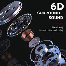 KZ VAORLO 9D 高保真深沉低音耳机，3.5mm AUX/Type-C接口，内置DAC芯片，7.1环绕立体声，入耳式有线耳机，配备高清麦克风，无损音乐，运动游戏耳塞，广泛兼容 - 彩色 - 查看 5