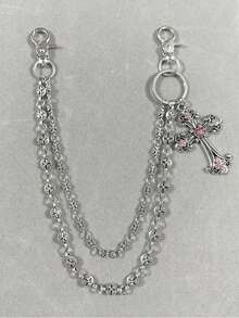 交叉裤链、钱包链、复古链、双层链、嘻哈朋克风、牛仔裤链、口袋链、男士钥匙链