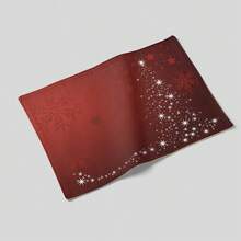 4 piezas de manteles individuales decorativos navideños, manteles individuales rectangulares tejidos antideslizantes de poliéster lavables a máquina, adecuados para la cocina, el comedor, la decoración del hogar y la decoración de fiestas.