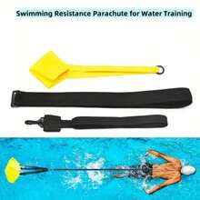 Swim Training Resistance Parachute - Durable Nylon Material, Adjustable Straps And Handles, Mixed Color Design, Water Resistance Band, Auxiliary Equipment To Improve Swimming Speed And Strength, Suitable For Pool Training, Swimming Exercise And Outdoor Sports, Indoor And Outdoor Sports Equipment, Compact Storage, Stable Performance, Water Fitness Equipment, Essential For Swimmers, Swimming Training Gear, Ideal For Fitness Enthusiasts And Swimmers, Portable Swimming Accessory