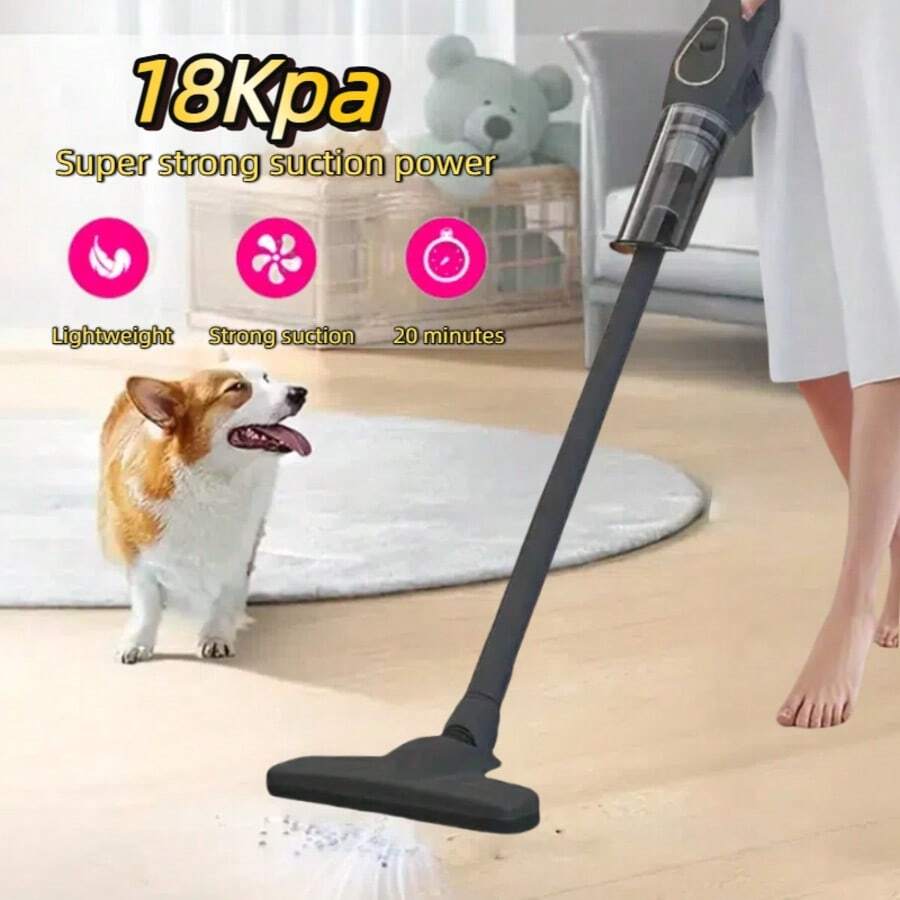 Household Vacuum Cleaner, Handheld Cordless Vacuum Cleaner, 18Kpa Super Strong Suction, USB Charging, Long Battery Life - Suitable For Home Use - Car Vacuum Cleaner - Dormitory Essential Item.