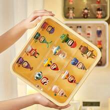 1pcBlind Box Figure Display Case, Wall Mounted Showcase, Clear Acrylic Figures Display Stand, Dust-Proof Doll Toy Storage Organizer, As Halloween, Christmas Gift - Multicolor - View 7