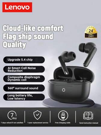  Lenovo EA220 TWS Earphones Sports Wireless Headphones HiFi Stereo Noise Reduction Gaming Earbuds With Mic