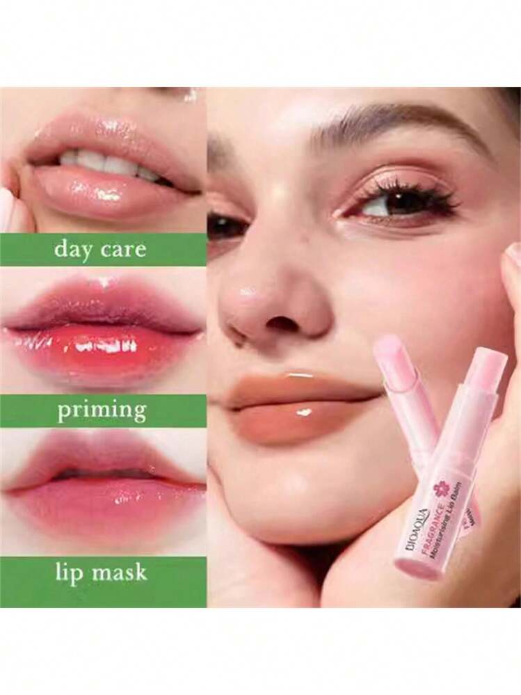 2支装润唇膏套装（1支胶原蛋白抗裂润唇膏+1支香氛保湿润唇膏），有助于减少唇纹，防止唇部干燥和脱皮。滋润保湿，提亮唇色。秋冬季滋养双唇。温和配方，低刺激性，适合所有肤质。 - 彩色 - 查看 9