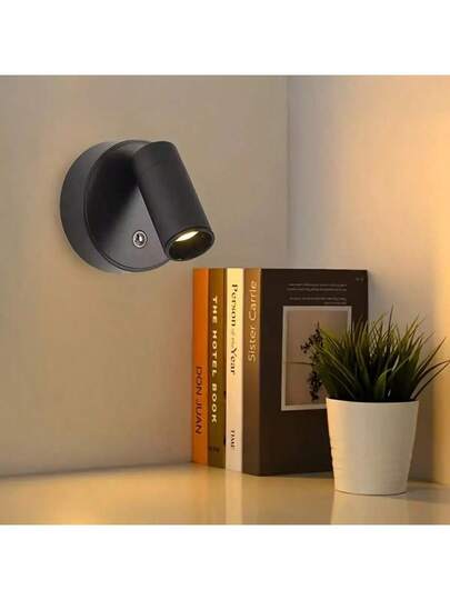 ABS Material LED Wand Lamp, USB Powered, 360° Rotatable Night Light, Touch Switch, Adjustable, Moderne St alone Or Magnetic Mounted Spotlight Indoor/Outdoor/Living Room/Dining Room/Bedroom/Bar view 4