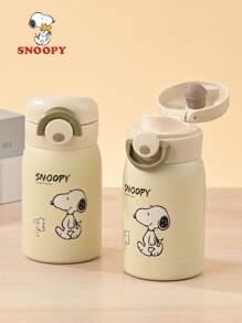 SNOOPY 1个史努比杯220ML，迷你户外便携式口袋杯，小巧清凉可爱水杯，男女通用不锈钢简约时尚杯