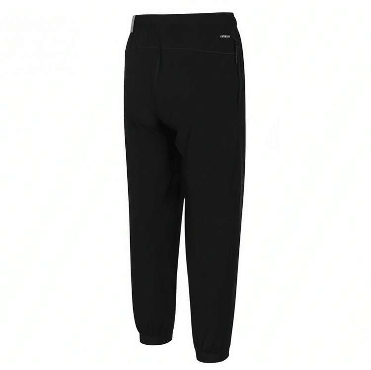 Adidas 男子新款梭織快乾運動褲跑步長褲 - 黑色 - 查看 4