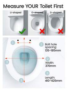 Wood Effect Toilet Seat Soft Close MDF Veneer With Quick Release Hinges Easy To Clean And Install Universal Fit Oval Design For Modern Bathroom - Oak - View 7