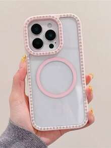 奢华闪亮水钻保险杠外壳适用于 15/15 Pro Max/15 Pro/15 Plus/11/12/13/14/16 Pro Max/XS/XR/11 Pro/11 Pro Max/12 Pro/12 Pro Max/13 Pro/13 Pro Max/7 Plus/14 Pro/14 Pro Max/14 Plus/16 Pro/16 Plus/7 Plus/8 Plus/8/SE2，时尚闪亮 3D 创意设计保护手机壳，防水防震防摔防刮 - 粉色 - 查看 4