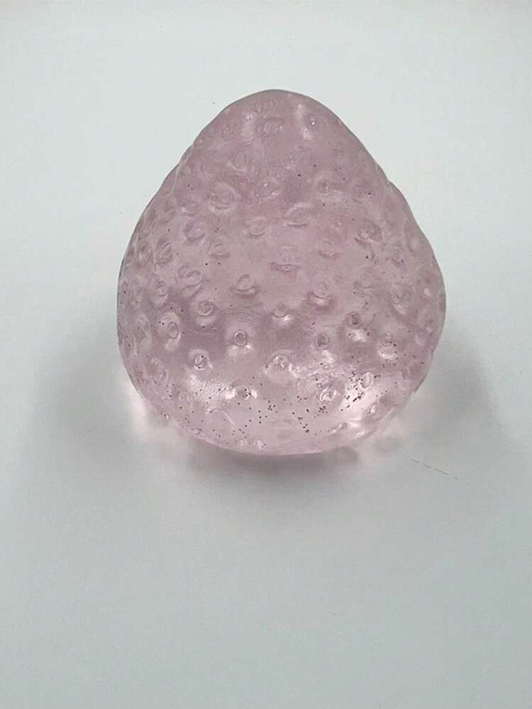 1pc Unique Strawberry Squeeze Toy - Stress Relief, Focus Enhancing Small Toy, Slow-Rebound, Vibrant Red With Realistic Texture, Ideal Gift For Friends On Birthdays, Birthday Gift|Playful Design|Slow Rebound Toy, Strawberry Gifts,Christmas And Halloween Party Gift - Multicolor - View 13