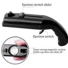 Portable Handheld Bottle Opener – No-Power Plastic Cap Launcher For Beer, Soda & Beverages | Party, Camping & Kitchen Essential (Single-Pack), Halloween And Christmas Party Supplies - Black - View 4