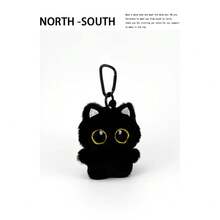 1件2025新款可爱猫咪毛绒挂件，创意小饰品，送给女性/学生的礼物，毛绒玩偶，旅行玩偶，课堂减压玩偶，迷你小饰品，洗澡玩偶，圣诞文具，压力球，生日/圣诞节/万圣节礼物 - 彩色 - 查看 12