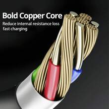 66W USB zu Typ-C/Lightning Hochleistungs-Federzug-Schnellladekabel, kompatibel mit iPhone 16 Pro Max/16 Pro/16 Plus/16/15/14/13/12