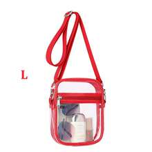 Clear Crossbody Bag, Stadium Approved Clear Bag For Concerts,Sporting Event For Women And Men Pvc Bag