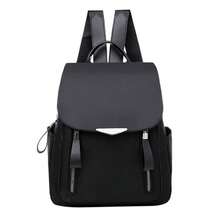 Women's Outdoor Simple Oxford Zipper Backpack Multi-Purpose Travel Bag - Multicolor - View 3