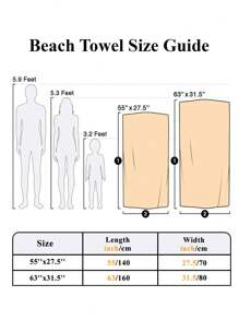 1 pièce Serviette de bain, de plage ou de douche ultra-douce et absorbante avec impression de dessin animé personnalisée. Idéal pour les voyages, les vacances, l'extérieur. Accessoire estival, de vacances, de salle de bain, de plage. Cadeau d'anniversaire, de fête de la plage pour elle/lui