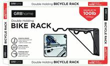 Gr8 Home Wall Mounted 2 Bike Bicycle Cycle Storage Mount Rack Hook Holder Hanger Garage - Black - View 6