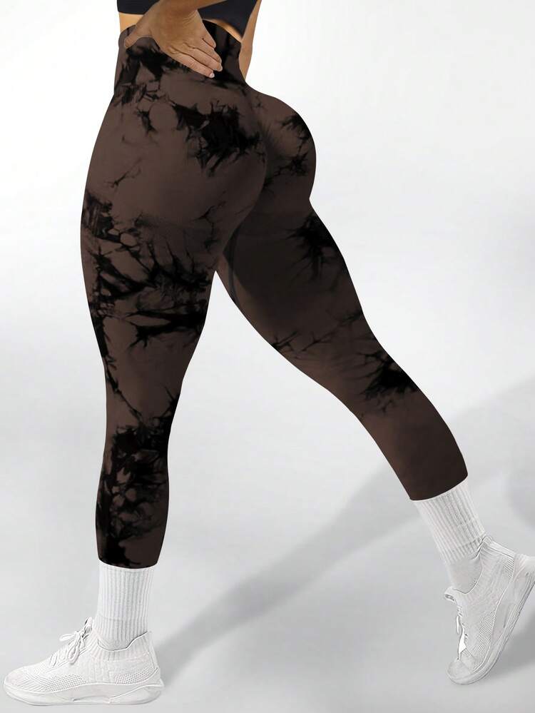 3pcs Women's Seamless High Waist Yoga Pants, High Elasticity, Moisture Wicking, Versatile Sports Leggings Spring - Multicolor - View 4