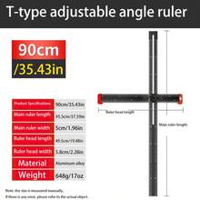 Multifunctional Combination Angle Ruler, T-Square, 2-In-1 Punch Positioning Ruler, Woodworking Tools, Full-Function Square Ruler - Multicolor - View 11
