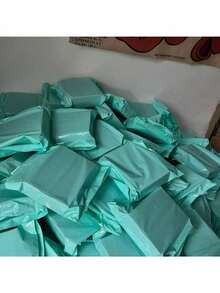 10 piezas de bolsas de embalaje de unicolor y resistentes, bolsa versátil para la escuela, la oficina, el envío y el regreso a la escuela - Multicolor - Ver 7