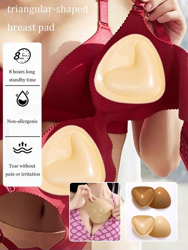 Sporty 2 Pieces Double-Sided Sticky Bra Inserts, Sticky Bra Pads, Push-Up Exerciser, Pads, Reusable Padded Instant Uplift Inserts. Pay Attention To Distinguishing The Product Specifications Of The Package. The Specific Product Sizes And Colors Are Based On The Size Chart. Please Do Not Click If You Have Any Objections.