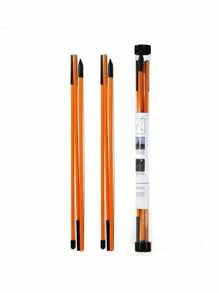 2pcs Golf Folding Alignment Sticks, Golf Direction Rods, Swing Practice Aids - Golf Ball Marker Alignment Sticks, Correction Rods, Multifunctional Training Kit
