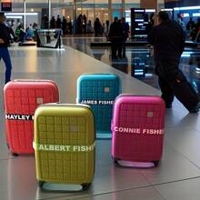 Personalized Luggage Strap, Customizable Name Luggage Strap, Nylon Customized Name Luggage Strap, Luggage Identification Belt, Strap For Securing Luggage, Luggage Belt, Luggage Wrap Strap