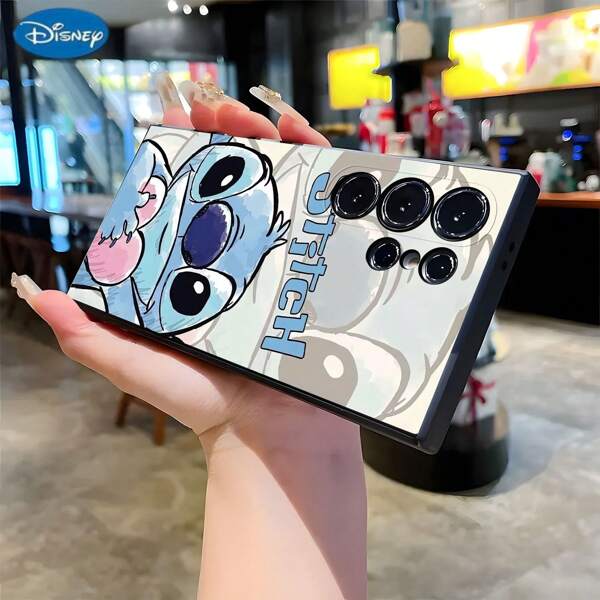 Disney Cartoon Stitch Rebellious Unique Personalized Phone Case Cover, Cartoon Cool Movie Phone Shell Suitable Compatible With Samsung Galaxy S25/S25 Plus/S25 Ultra/S24/S24 Plus/S24 Ultra/S23/S23+/S23 FE/S23 Ultra/S22/S22+/S22 Ultra/S21/S21+ /S21 Super/S21 FE/A56/A55/A54/A53/A35/A32/A15/A14/A33/A51/A05/A05s/A71/A72/, Perfect Gift