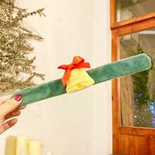 Christmas Papa Circle Plush Decorative Bracelet, Suitable For Christmas Theme Party, Cute Little Gift For Children Christmas Holiday Papa Circle Gift, Styles Randomly Sent