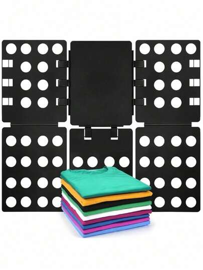 1pc Shirt Folding Board, Shirt Organizer, T-Shirts Clothes Folding Board, Easy And Fast Folding Board For Adult And Children Clothes, Quickly Fold Clothing Tool,Spring,Minimalist,Summer Tops