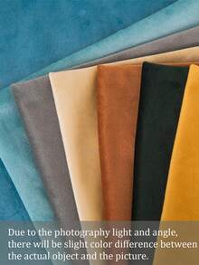 1/4pcs Solid Color Velvet Embroidery Cushion Cover (Inner Pillow Not Included) - Beige - View 4