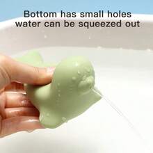 Baby Silicone Bath Spray Toy, Cartoon Seal Floating Bath Toy, Squeeze & Splash Water Play, Washable - Multicolor - View 8