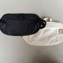 1pc Mini Waterproof Anti-Theft Invisible Waist Pack, Multi-Function Ultra-Thin Travel Phone Bag For Men & Women Streetwear Gym Bag - Beige - View 9