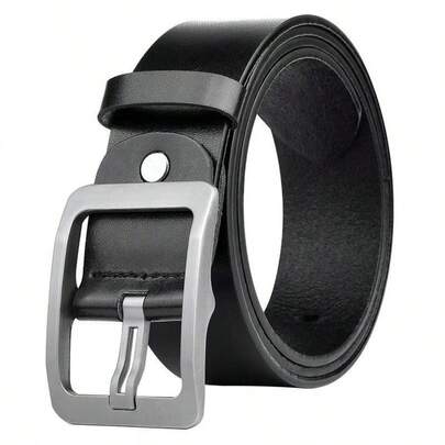 Un cinturón para mujeres y hombres, simple y versátil, hebilla de aguja negra para estudiantes, decoración personalizada, cinturón para mujeres de talla grande, otoño, accesorios de otoño-invierno, adecuado para adolescentes, jóvenes, hombres, casual, al aire libre, atlético, vacaciones, regalos de graduación, cumpleaños, uso diario