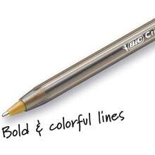 BIC Cristal Xtra Bold Ballpoint Pens, Bold Point (1.6mm), NEW ASSORTED COLORS, 48 Pack-920054 - 1Count(Gói 48) - Xem 7