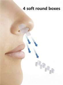 8Pcs Anti-Snoring Nose Clips/4pcs/Set Anti-Snoring Set, Improves Breathing, Sleep Apnea Aid, Quiet Sleep Aid, Sleep Equipment, Anti-Snoring, Nighttime Snoring Relief Tool, Breathing Relief, Anti-Snoring Nose Clip, Breathing Relief Nasal Dilator