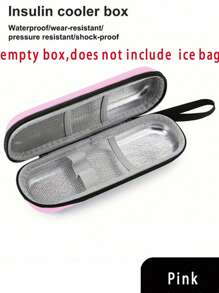 Insulated Portable Insulin Cooler Bag -Friendly Cold Ice Pack Physical Cooler Box Lightweight Simple Zipper Carry Bags Travel Case, Travel Emergency Bag Medical Bag Emergency Kit Bag,Portable Medication Cooler Bag For Insulin Pens And Blood Monitor Supplies Beach Travel Accessories Car Accessories Summer Travel Essentials Vacation Holiday Back To School