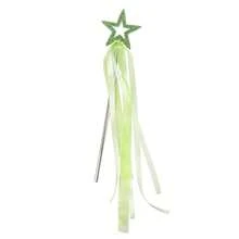 Silber 33 cm (ca. 13 Zoll) Sternenzauber-Stab, Engel-Stab, Prinzessinnen-Stab, Feenzauber-Stab, versilberter Stab, silberner Sternenzauber-Stab, geeignet für Weihnachten, Thanksgiving und Festivalaufführungen