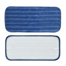 1/2/4/6pcs Replacement Pads For Wet Jet Mop: New Cationic Material, Microfiber, Machine Washable, Essential Kitchen Cleaning Tool, Suitable For All Floor Types, Back To School, Halloween, Christmas