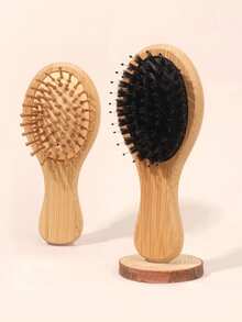 Dryhair 1件装直发梳，毛竹手柄梳子，方便携带，适用于化妆、返校、旅行度假等场合，是女士美发配件的理想之选。产品包括：梳子、发刷、边缘梳、梳头、梳子、解结梳、球形梳、迷你梳、梳子套装、木梳、发刷、梳子、后梳、发刷、边缘梳、梳头、梳子套装、梳头、迷你梳、解结梳、美发产品、美发工具、美发用品、护发、卷发梳、理发师、理发配件、美发设备、旅行必备、发型、美发、发刷、后梳、造型梳、卷发梳、边缘梳、梳子、梳头、梳子套装、梳头、卷发梳、解结梳、女士发刷、头发、旅行、美发产品、美发工具、头发理发用品、理发师、理发配件、理发店、美发设备 - 棕色 - 查看 6