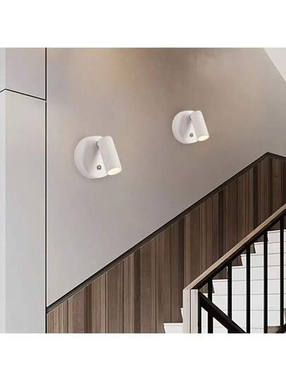 ABS Material LED Wand Lamp, USB Powered, 360° Rotatable Night Light, Touch Switch, Adjustable, Moderne St alone Or Magnetic Mounted Spotlight Indoor/Outdoor/Living Room/Dining Room/Bedroom/Bar view 5