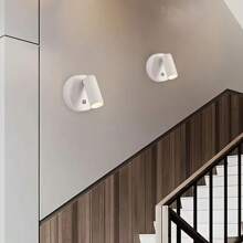 2pcs ABS Material LED Wall Lamp, USB Powered, 360° Rotatable Night Light, Touch Switch, 3-Color Adjustable, Modern Standalone Or Magnetic Wall Mounted Spotlight Suitable For Indoor/Outdoor/Living Room/Dining Room/Bedroom/Bar Decor