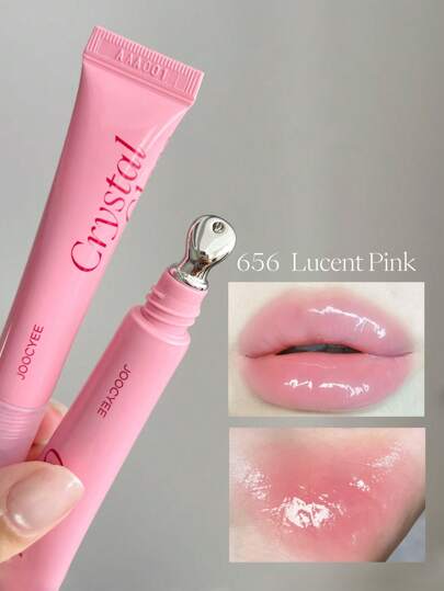 Brillo de labios JOOCYEE CRYSTAL GLOSS, hidratante, fácil de aplicar, adecuado para principiantes